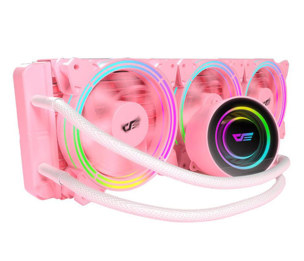 DarkFlash TR360 RGB Pink 3x120mm - 736609 - zdjęcie